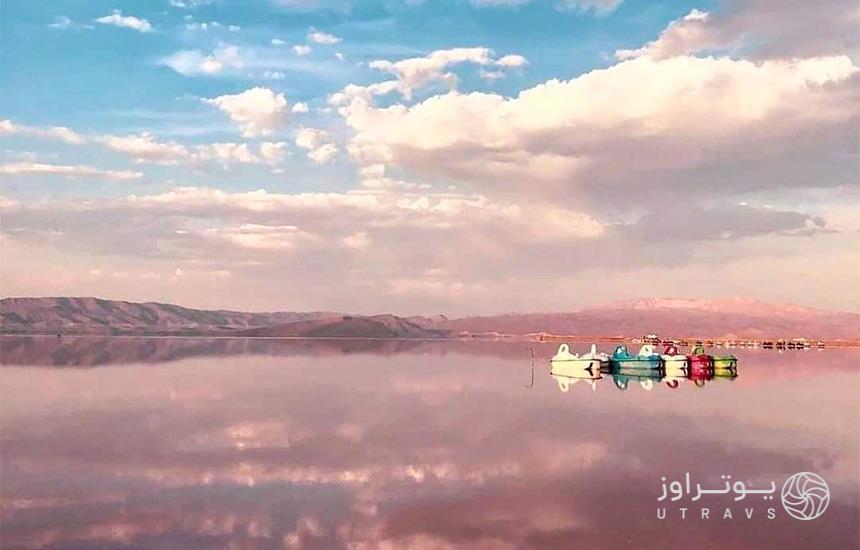 دریاچه مهارلو از جاهای دیدنی اطراف شیراز